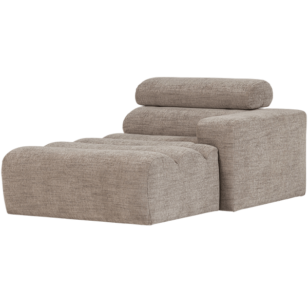 NOVI CHAISE LONGUE ELEMENT ARM RECHTS NATUREL MELANGE