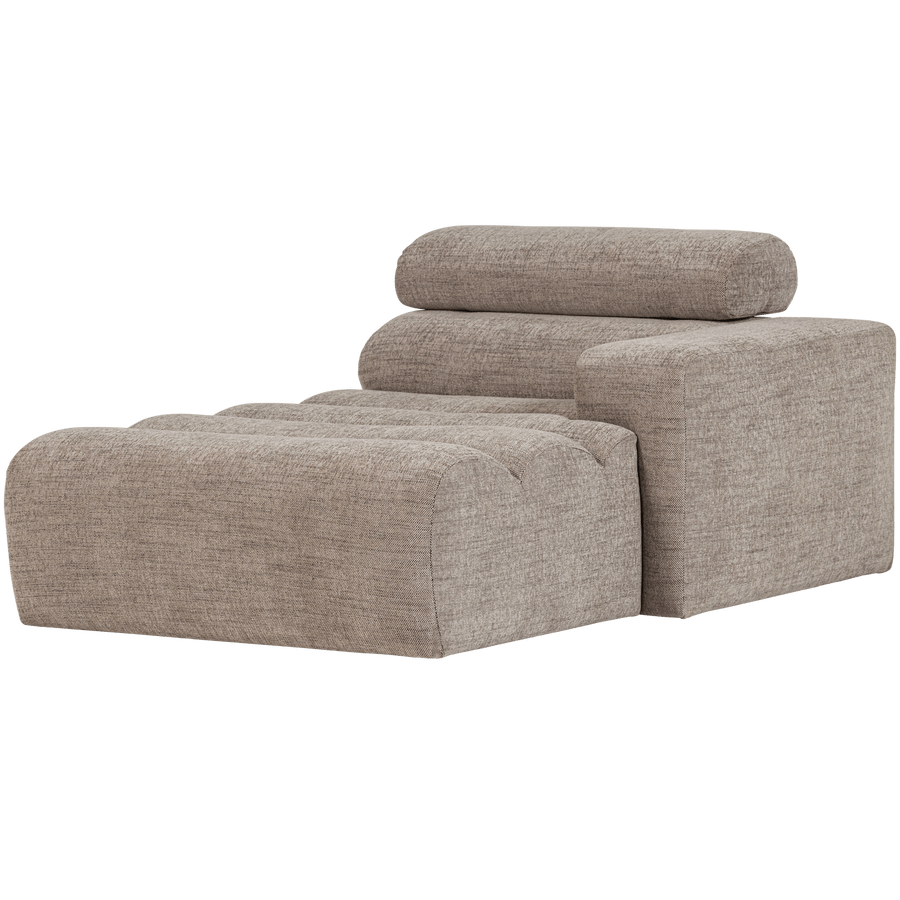 NOVI CHAISE LONGUE ELEMENT ARM RECHTS NATUREL MELANGE
