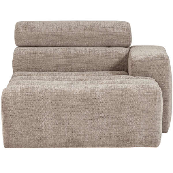 NOVI CHAISE LONGUE ELEMENT ARM RECHTS NATUREL MELANGE