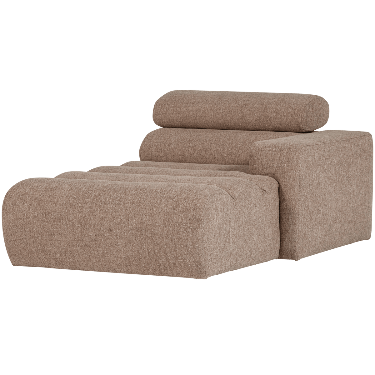 NOVI CHAISE LONGUE ELEMENT ARM RECHTS BOUCLE TAUPE