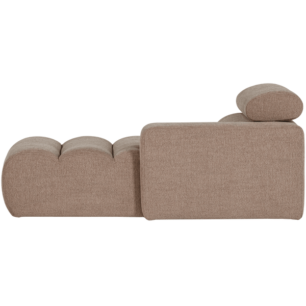 NOVI CHAISE LONGUE ELEMENT ARM RECHTS BOUCLE TAUPE