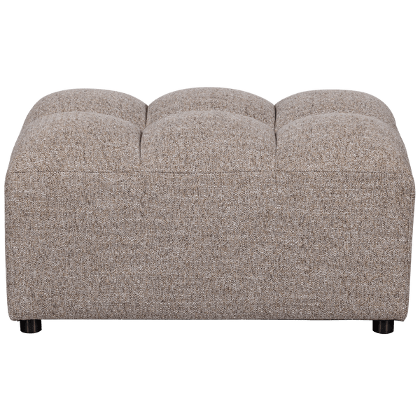 ALLURE HOCKER GEWEVEN STOF BRUIN MELANGE