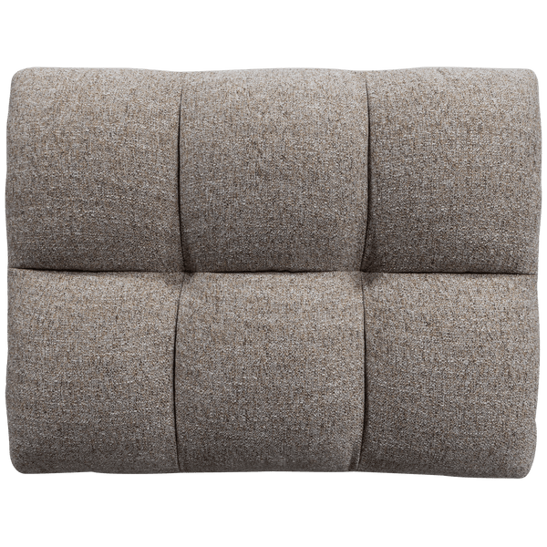ALLURE HOCKER GEWEVEN STOF BRUIN MELANGE