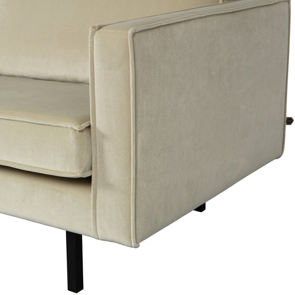 RODEO HOEKBANK LINKS VELVET PISTACHE