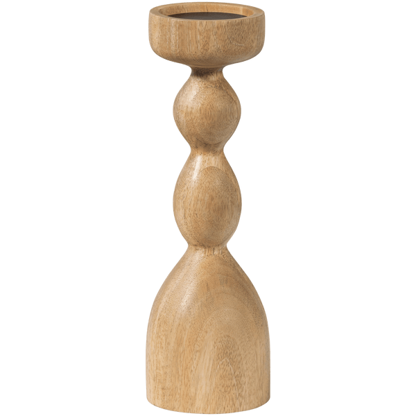 LISKE KANDELAAR MANGOHOUT NATUREL