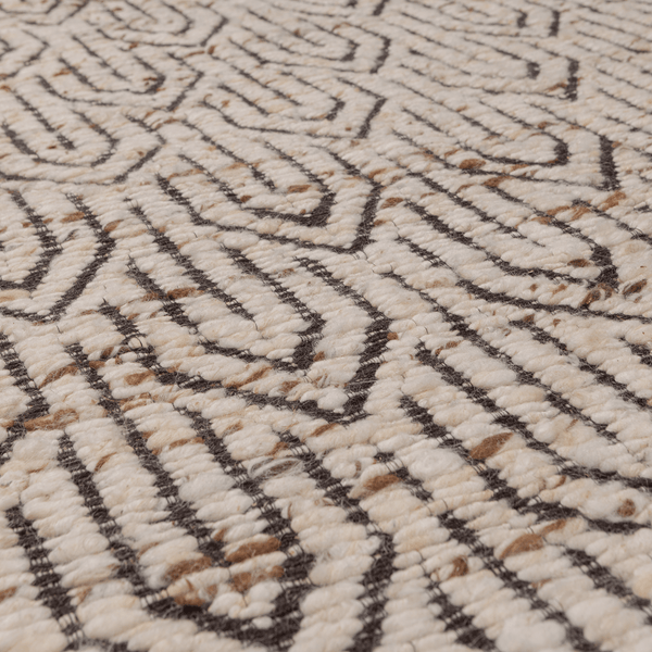 JOSLIN VLOERKLEED WOL NATUREL MELANGE 170X240 CM