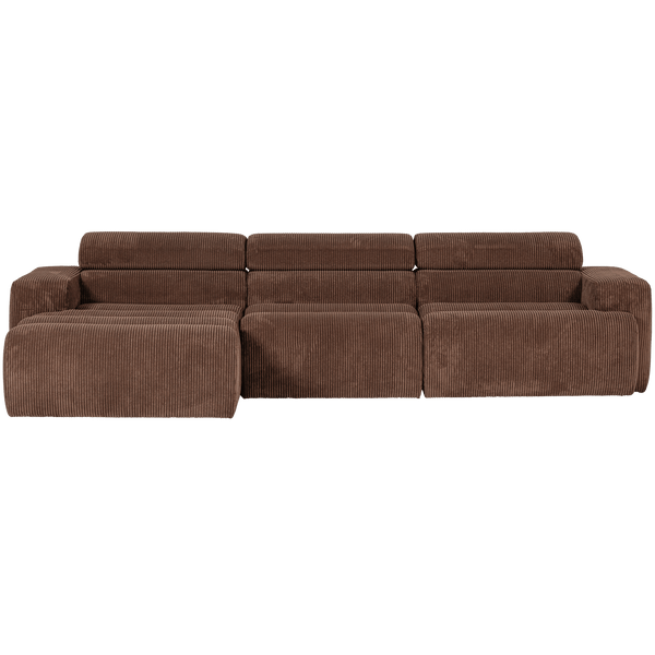 NOVI CHAISE LONGUE BANK LINKS RIBSTOF MOKKABRUIN