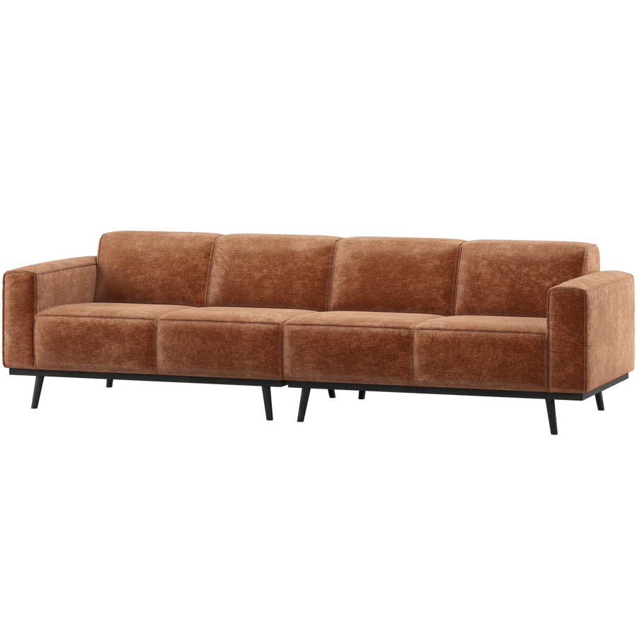 STATEMENT 4-ZITS BANK 280 CM CHENILLE VELVET TERRA