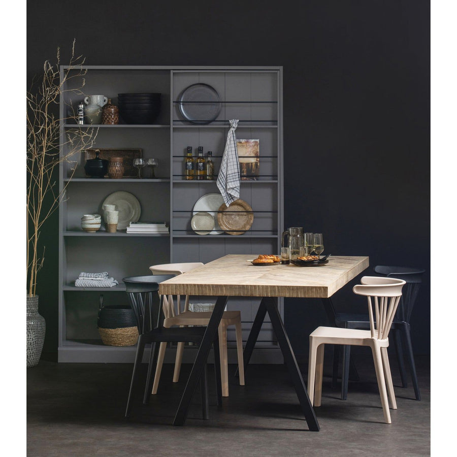 2-STANDEN POOT VIERKANT KD METAAL 1 STUKS