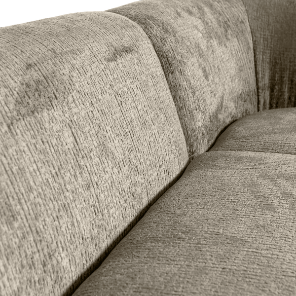 SLOPING HOEKBANK RECHTS STRUCTURE VELVET WHEATFIELD