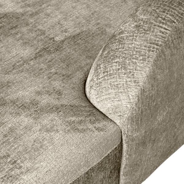 SLOPING HOEKBANK RECHTS STRUCTURE VELVET WHEATFIELD