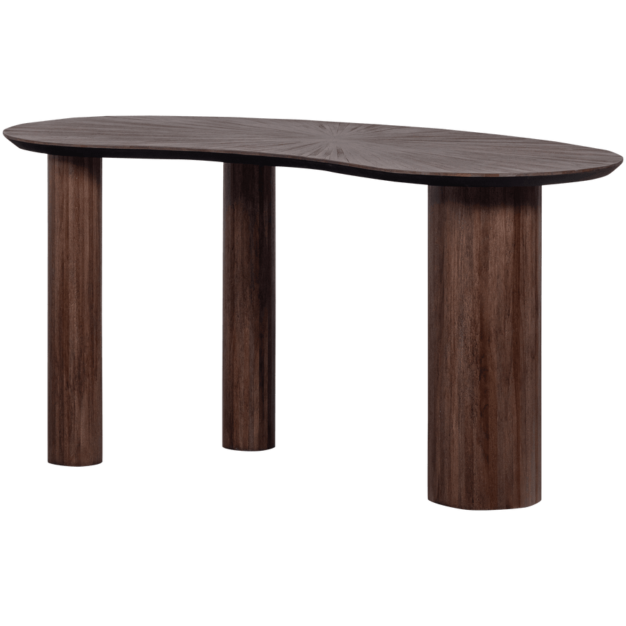 SUN ORGANISCHE SIDETABLE/BUREAU RECYCLED TEAK BRUIN