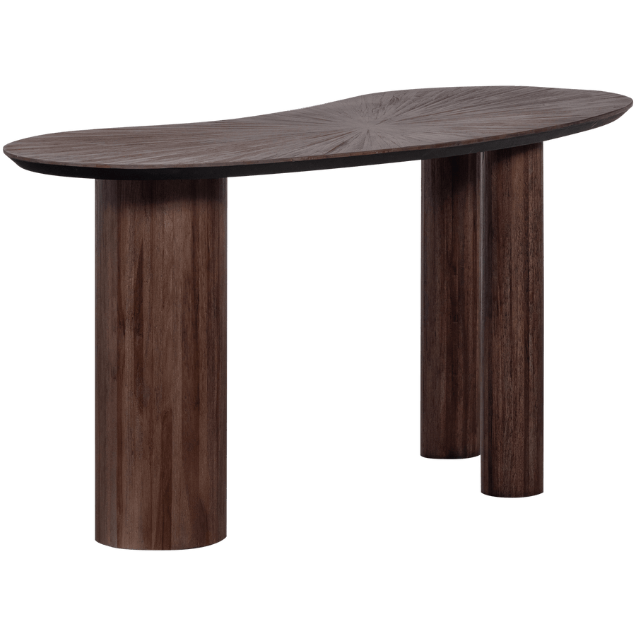 SUN ORGANISCHE SIDETABLE/BUREAU RECYCLED TEAK BRUIN