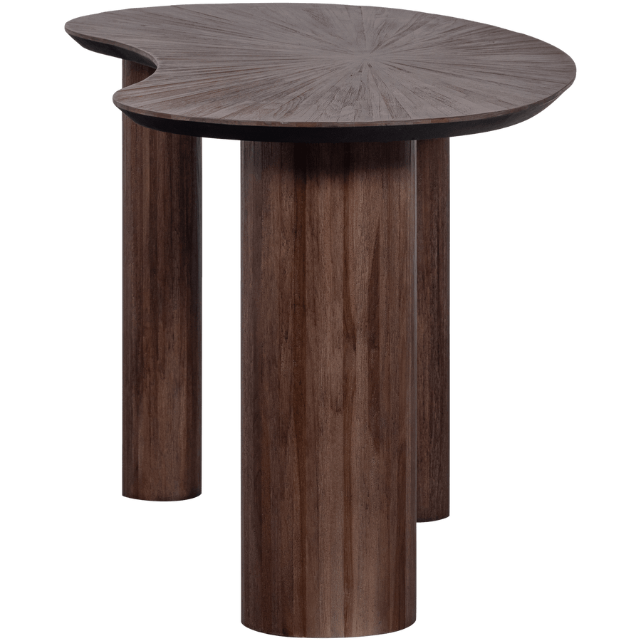 SUN ORGANISCHE SIDETABLE/BUREAU RECYCLED TEAK BRUIN