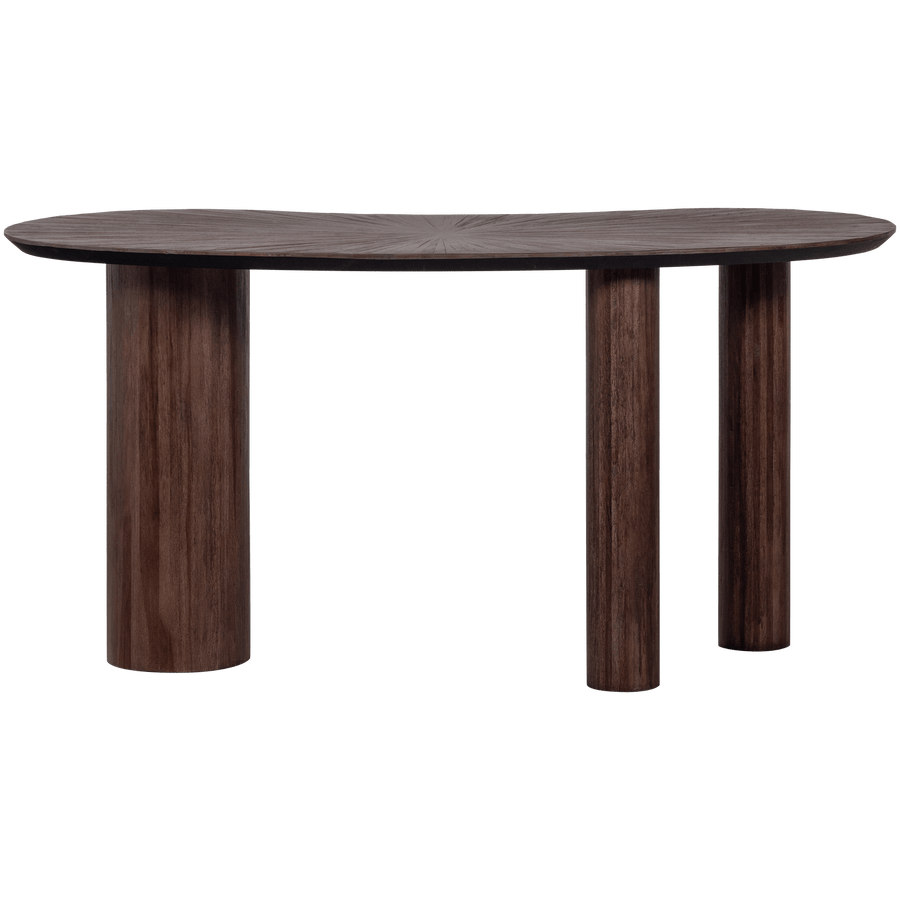 SUN ORGANISCHE SIDETABLE/BUREAU RECYCLED TEAK BRUIN