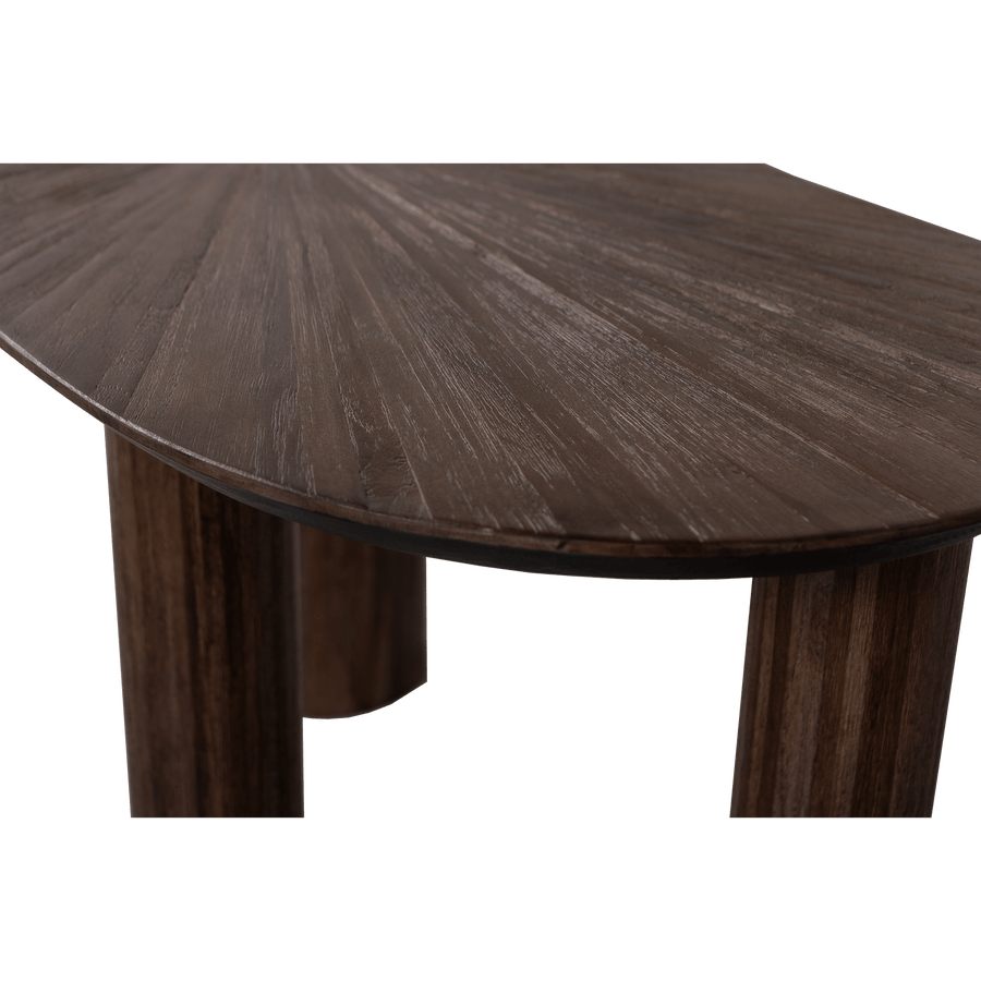 SUN ORGANISCHE SIDETABLE/BUREAU RECYCLED TEAK BRUIN