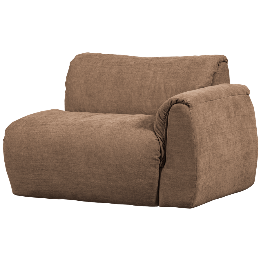 BAGGY 1-ZITS ELEMENT MET ARM RECHTS GEWEVEN CHENILLE BRUIN