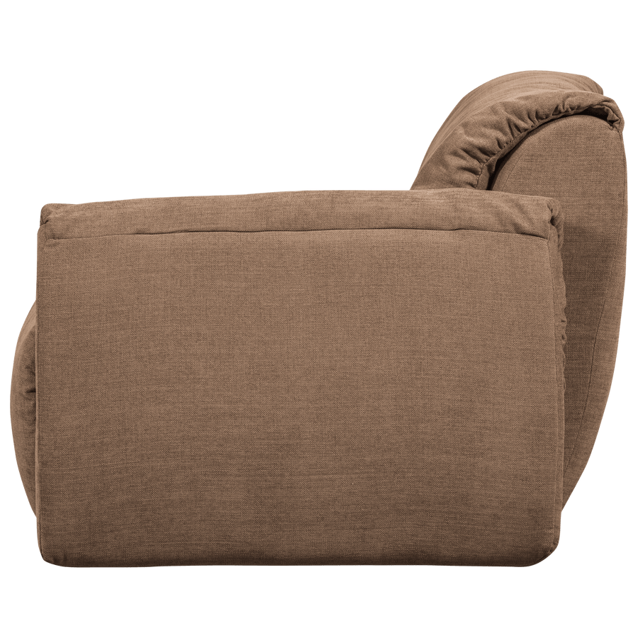 BAGGY 1-ZITS ELEMENT MET ARM RECHTS GEWEVEN CHENILLE BRUIN