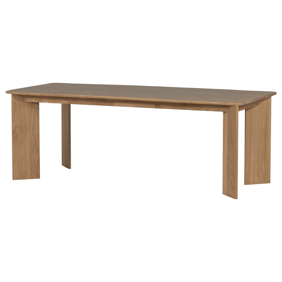 TABLO EETTAFEL AFGEROND DL 220x100 CM TRANSPARANT [fsc]