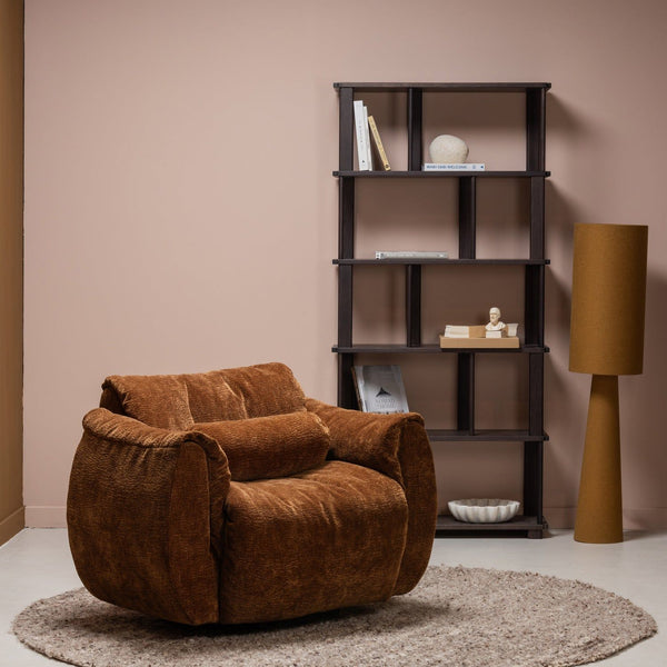 LOFT VLOERLAMP METAAL/BOUCLE TAPENADE 130XO30 CM