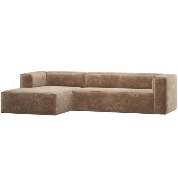 BEAN HOEKBANK LINKS CHENILLE VELVET TAUPE