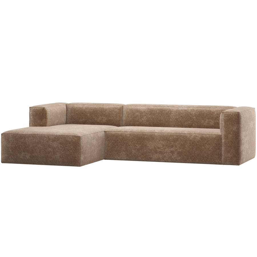 BEAN HOEKBANK LINKS CHENILLE VELVET TAUPE