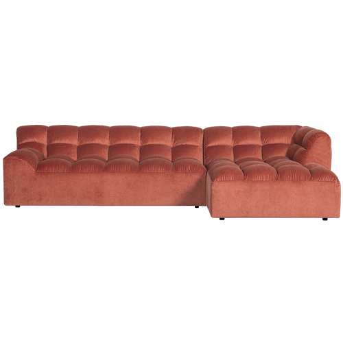 ALLURE CHAISE LONGUE RECHTS VELVET BLUSH