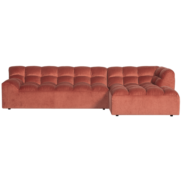 ALLURE CHAISE LONGUE RECHTS VELVET BLUSH