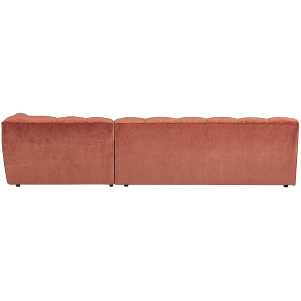 ALLURE CHAISE LONGUE RECHTS VELVET BLUSH