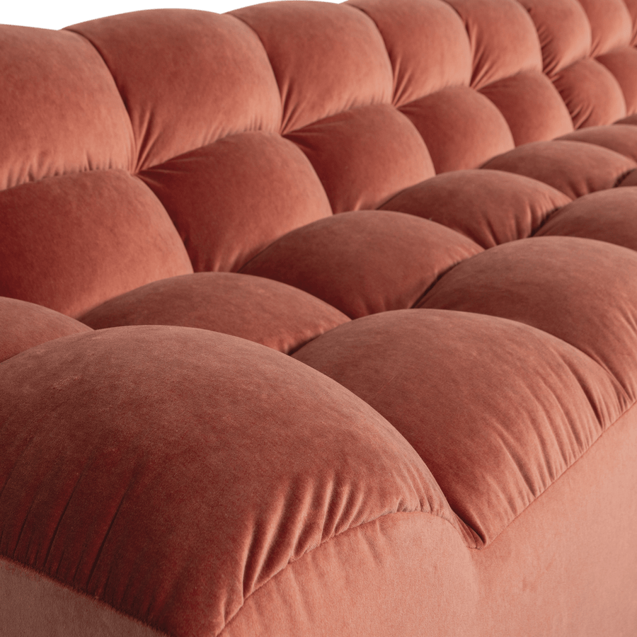 ALLURE CHAISE LONGUE RECHTS VELVET BLUSH