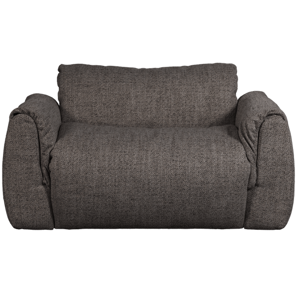 BAGGY LOVESEAT GEWEVEN STOF WARMGRIJS MELANGE
