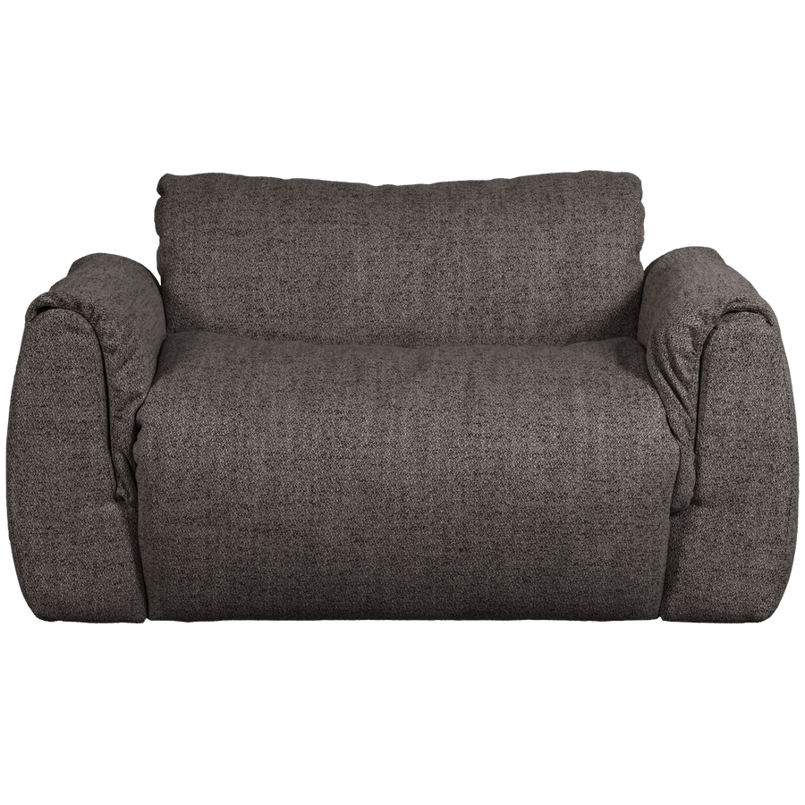 BAGGY LOVESEAT GEWEVEN STOF WARMGRIJS MELANGE