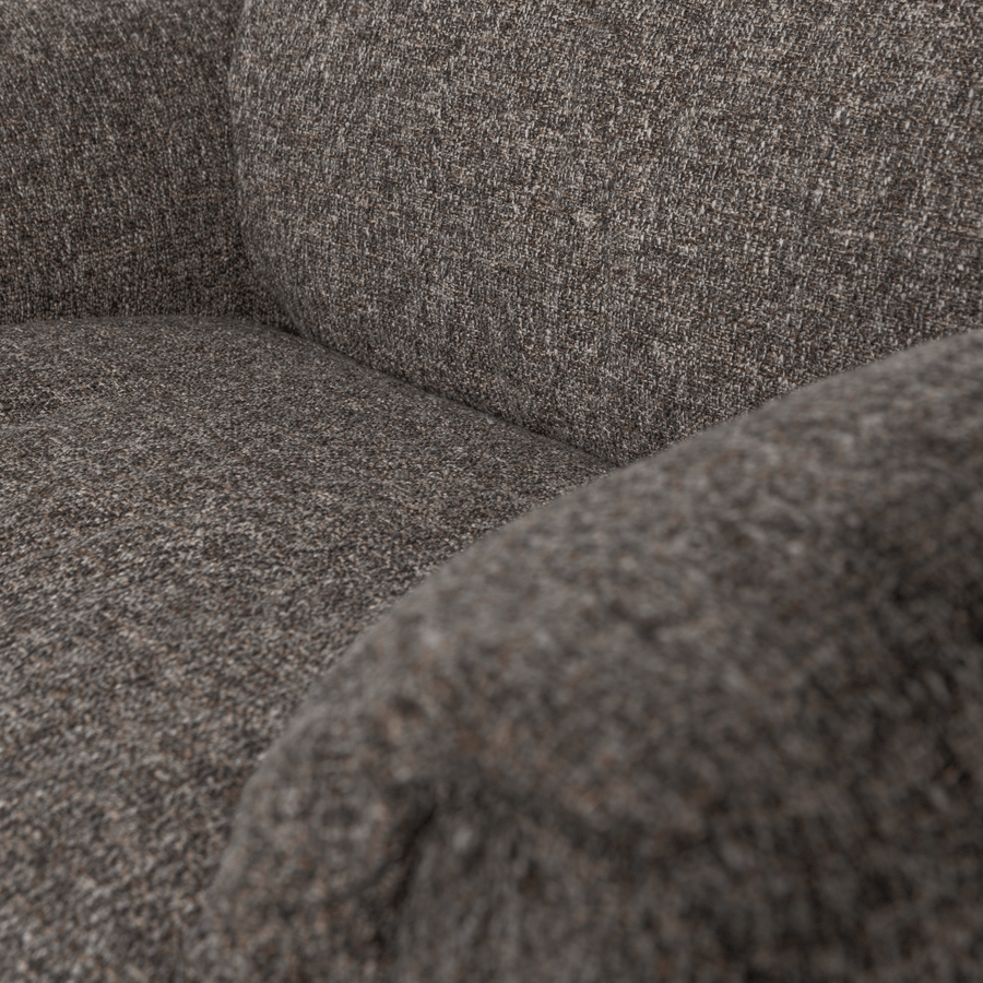 BAGGY LOVESEAT GEWEVEN STOF WARMGRIJS MELANGE