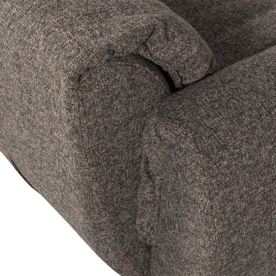 BAGGY LOVESEAT GEWEVEN STOF WARMGRIJS MELANGE