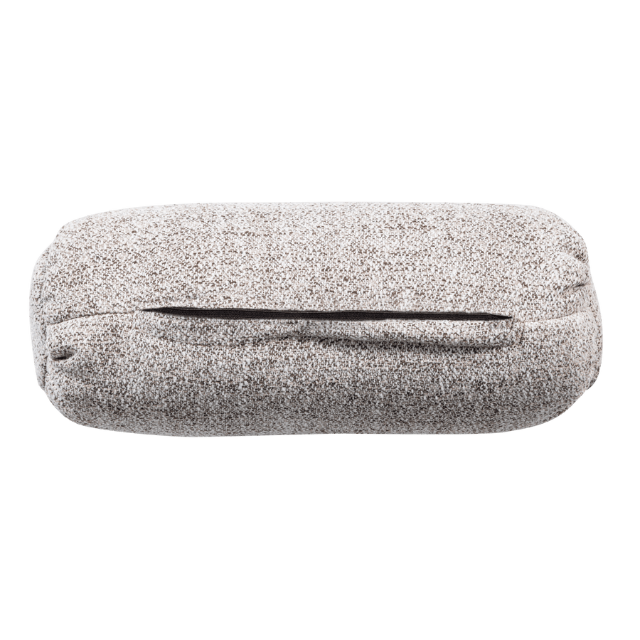 BAGGY ROLKUSSEN 50XO23 CM GEWEVEN STOF NATUREL MELANGE