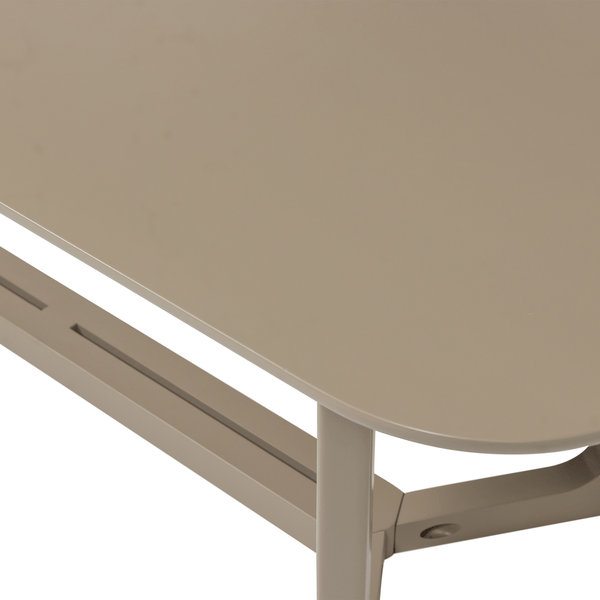 FERION EETTAFEL MANGOHOUT MUD 180X90CM
