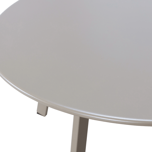 FER TUIN BIJZETTAFEL O70 CM METAAL ZAND