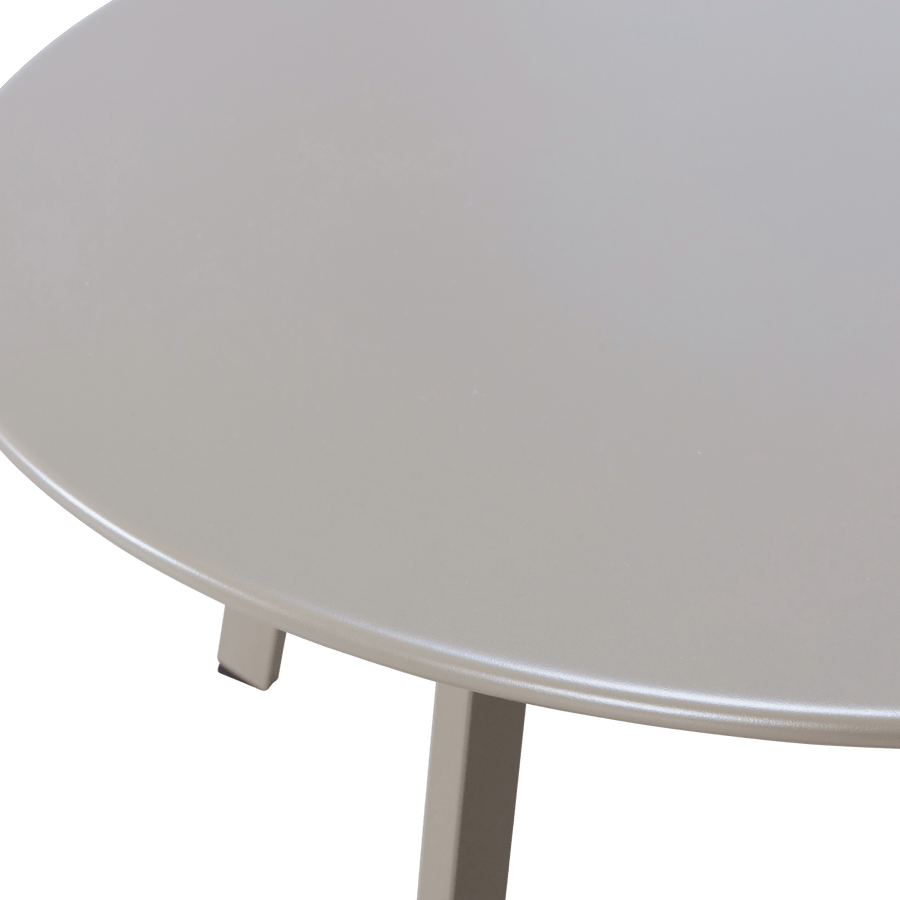 FER TUIN BIJZETTAFEL O70 CM METAAL ZAND