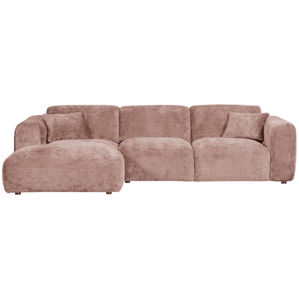 CLOUD CHAISE LONGUE BANK LINKS CHENILLE TAUPE/ROZE