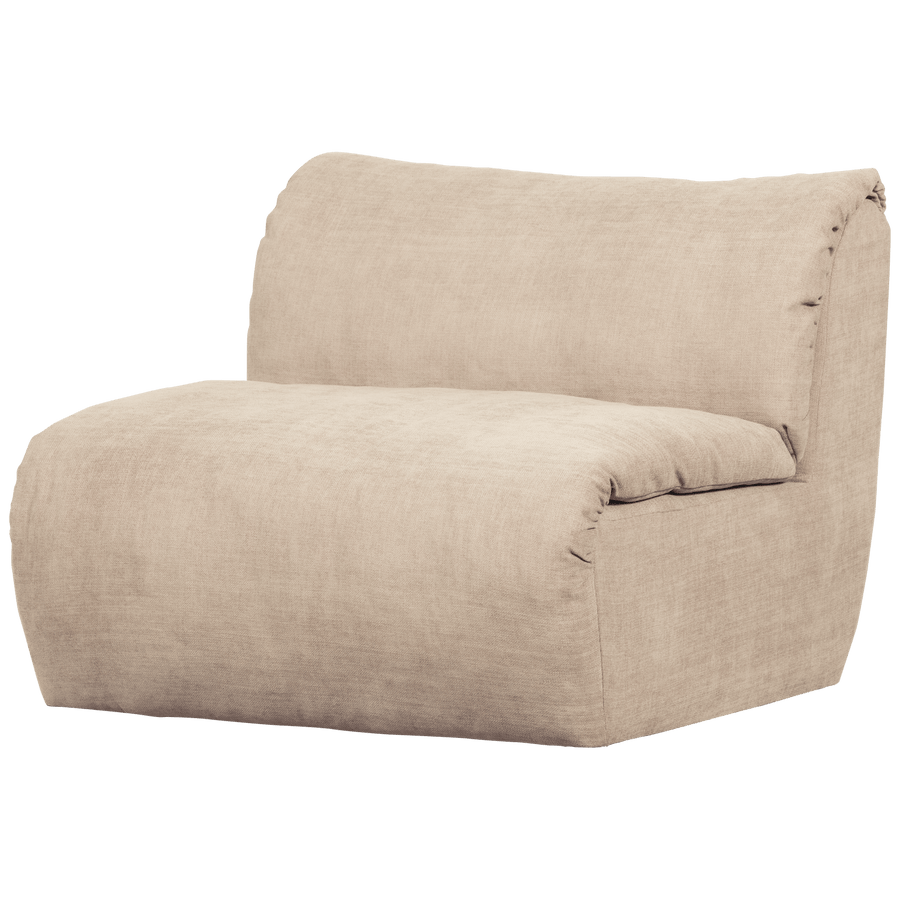 BAGGY 1-ZITS ELEMENT GEWEVEN CHENILLE ZAND