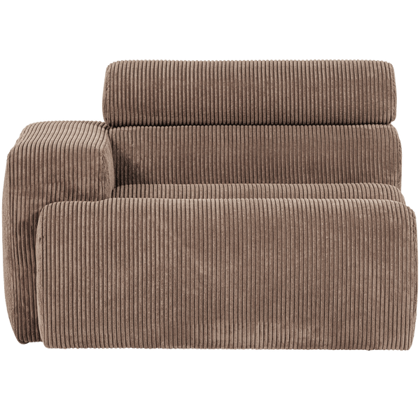 NOVI 1-ZITS ELEMENT ARM LINKS RIBSTOF TAUPE