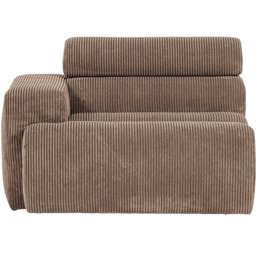 NOVI 1-ZITS ELEMENT ARM LINKS RIBSTOF TAUPE