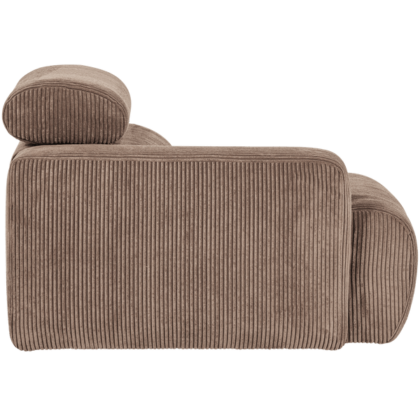 NOVI 1-ZITS ELEMENT ARM LINKS RIBSTOF TAUPE