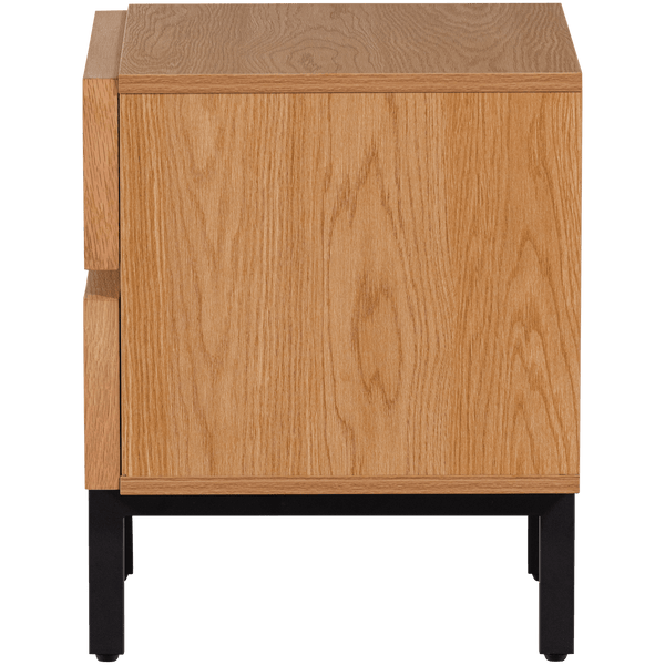 TOURS LADEKAST/NACHTKASTJE 2 LADES MELAMINE/MDF NATUREL