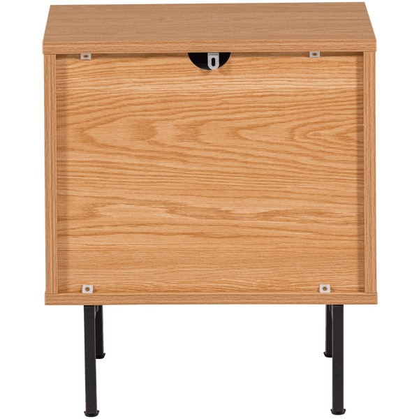 TOURS LADEKAST/NACHTKASTJE 2 LADES MELAMINE/MDF NATUREL