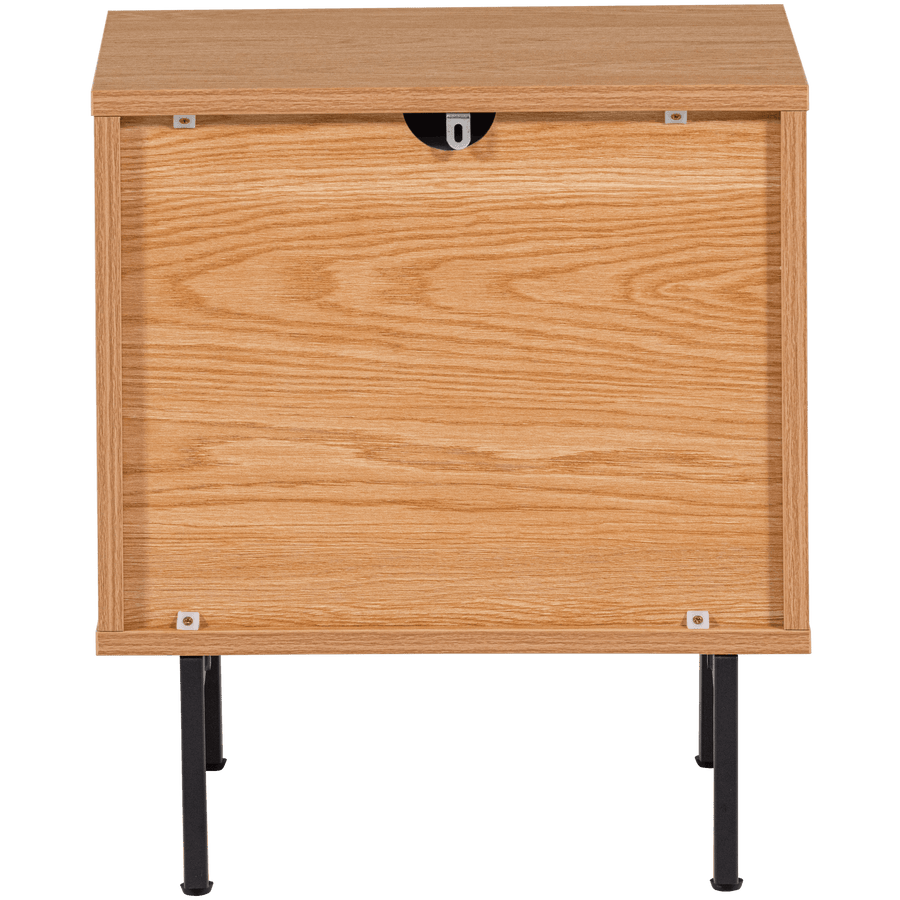 TOURS LADEKAST/NACHTKASTJE 2 LADES MELAMINE/MDF NATUREL