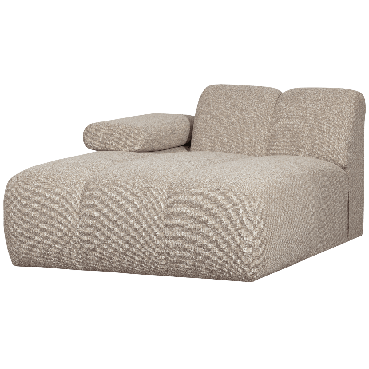 MOJO CHAISE LONGUE ELEMENT LINKS BOUCLE BEIGE MELANGE