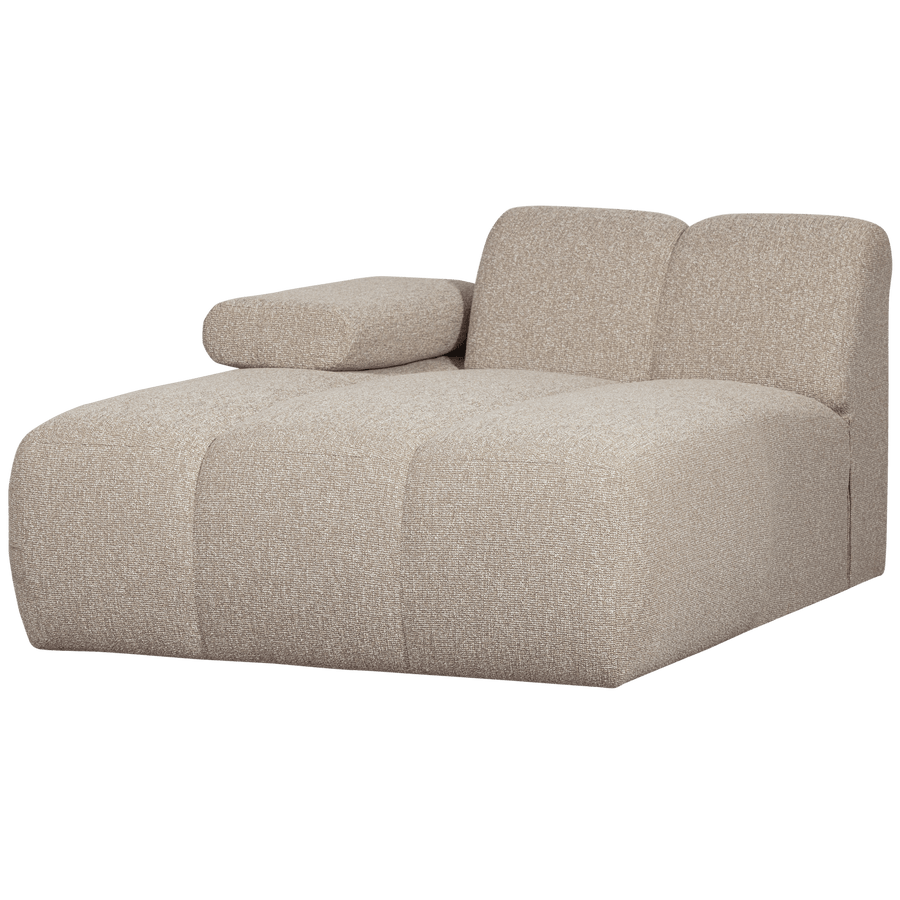 MOJO CHAISE LONGUE ELEMENT LINKS BOUCLE BEIGE MELANGE