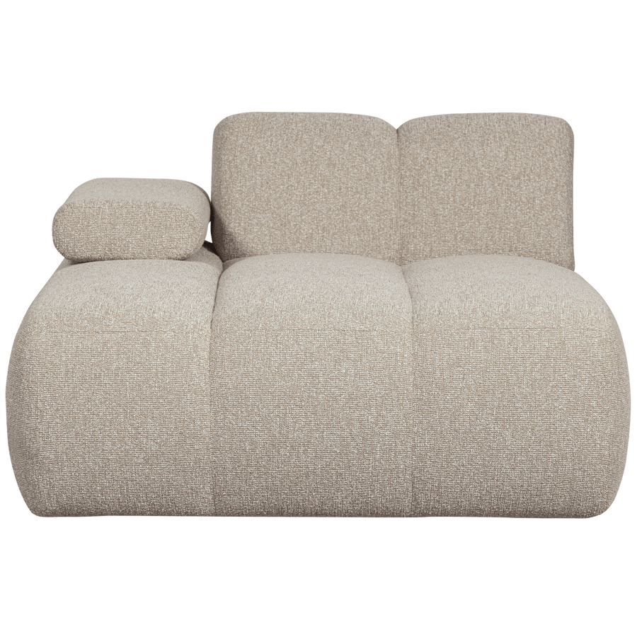 MOJO CHAISE LONGUE ELEMENT LINKS BOUCLE BEIGE MELANGE