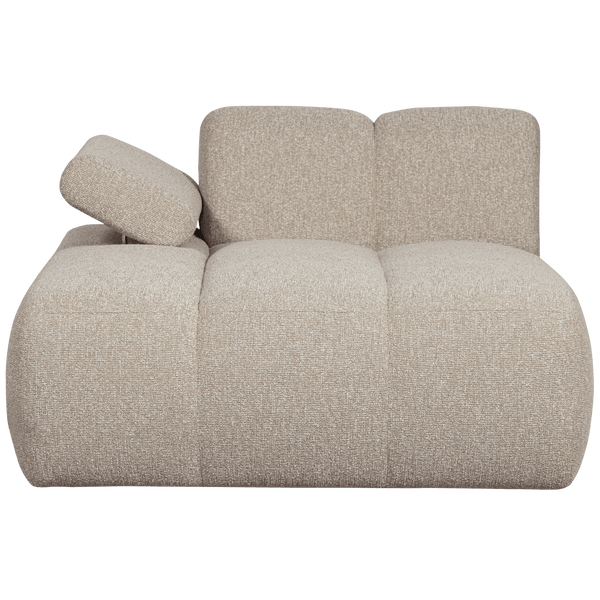 MOJO CHAISE LONGUE ELEMENT LINKS BOUCLE BEIGE MELANGE